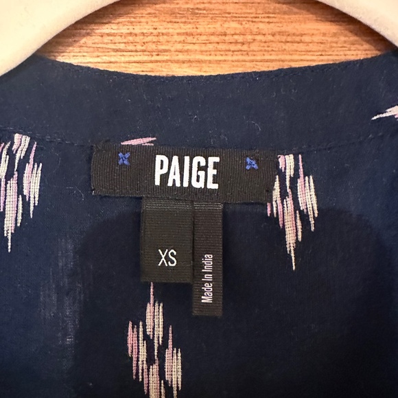 PAIGE Bonnie Tank, Cedar Ikat, XS - Picture 4 of 5